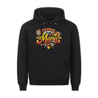 Tennismama Kult auf Hoodie, Farbe schwarz