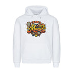 Tennismama Kult auf Hoodie, Farbe weiß