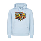 Tennismama Kult auf Hoodie, Farbe babyblau