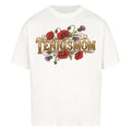 Tennismom Vintage auf Oversized Shirt, Farbe weiß