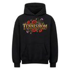 Tennismom Vintage auf Oversized Hoodie, Farbe schwarz