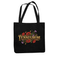 Tennismom Vintage auf Jutebeutel, Farbe schwarz