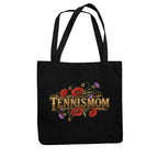 Tennismom Vintage auf Jutebeutel, Farbe schwarz