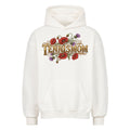 Tennismom Vintage auf Oversized Hoodie, Farbe weiß
