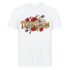 Tennismom Vintage auf T-Shirt, Farbe weiß