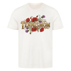 Tennismom Vintage auf T-Shirt, Farbe naturweiß