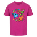 Tennis Time auf Kinder-Shirt, Farbe lila