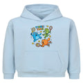 Tennis Time auf Kinder-Hoodie, Farbe babyblau