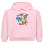 Tennis Time auf Kinder-Hoodie, Farbe rosa