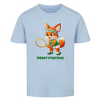 Yuki Ready Position auf Kinder-Shirt, Farbe himmelblau