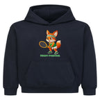 Yuki Ready Position auf Kinder-Hoodie, Farbe marineblau