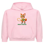 Yuki Ready Position auf Kinder-Hoodie, Farbe rosa