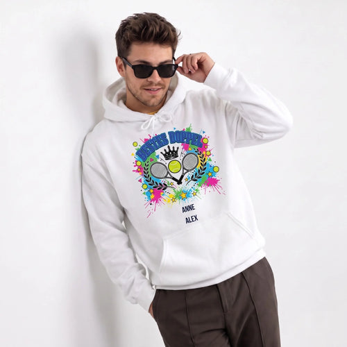 Bestes Doppel auf Hoodie