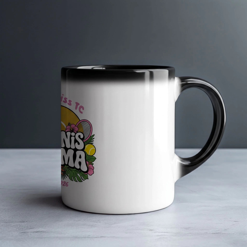 Tennis Mama auf Zaubertasse