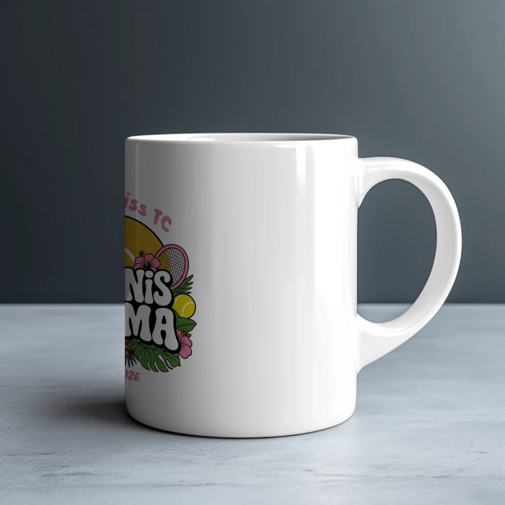 Tennis Mama auf Tasse