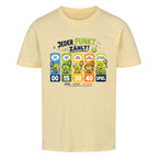 Jeder Punkt zählt auf Kinder-Shirt, Farbe buttergelb