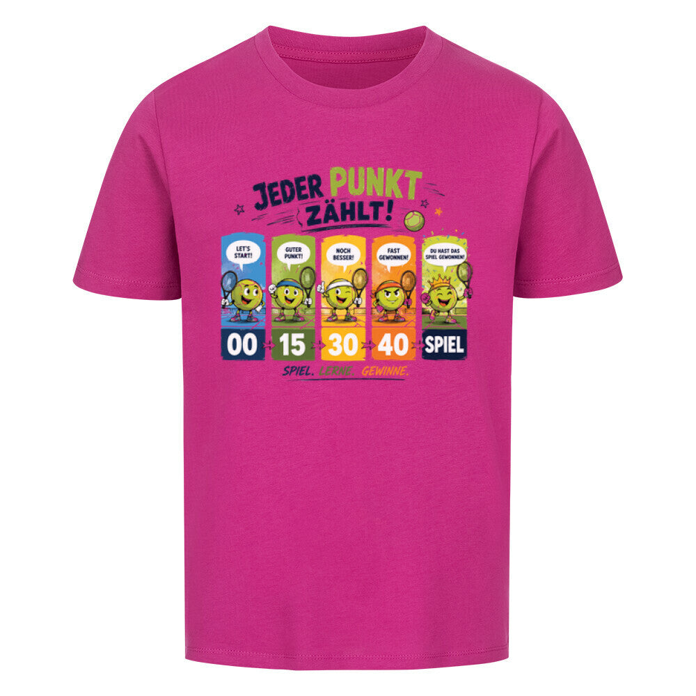 Jeder Punkt zählt auf Kinder-Shirt, Farbe lila