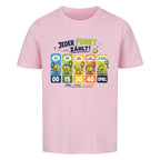 Jeder Punkt zählt auf Kinder-Shirt, Farbe rosa
