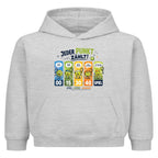 Jeder Punkt zählt auf Kinder-Hoodie, Farbe grau meliert