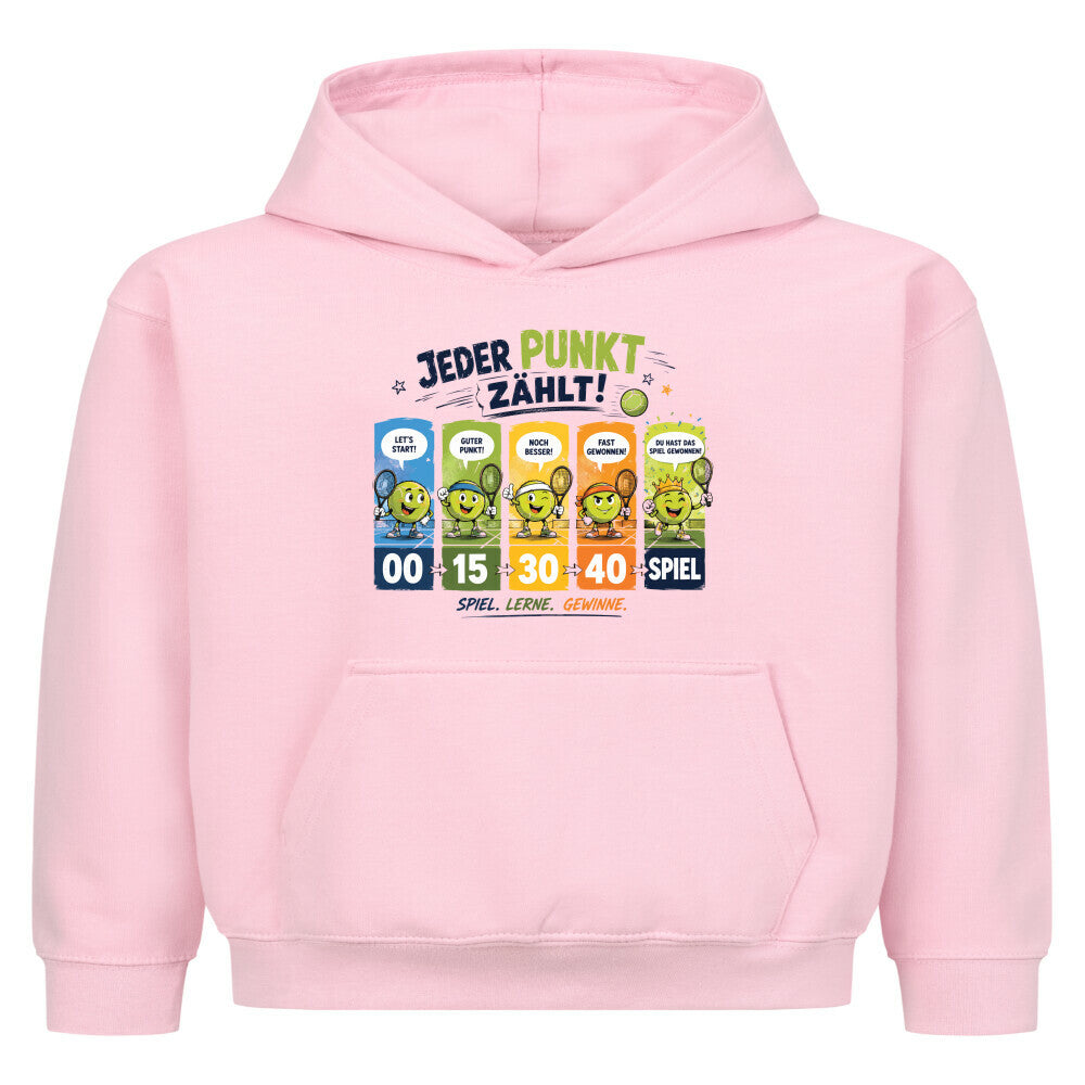 Jeder Punkt zählt auf Kinder-Hoodie, Farbe rosa