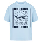 Play Teach Cheer auf Oversized Shirt, Farbe babyblau