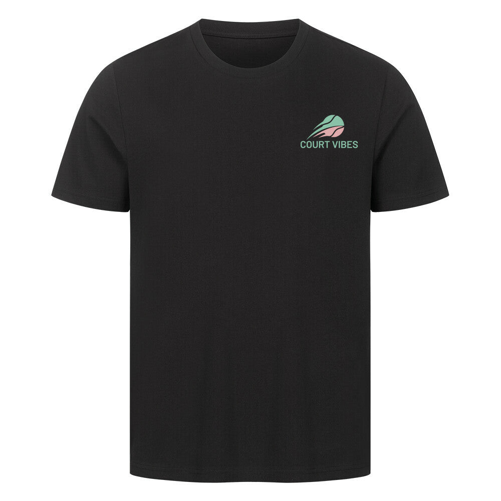 Aufgeben ist keine Option auf T-Shirt, Farbe schwarz