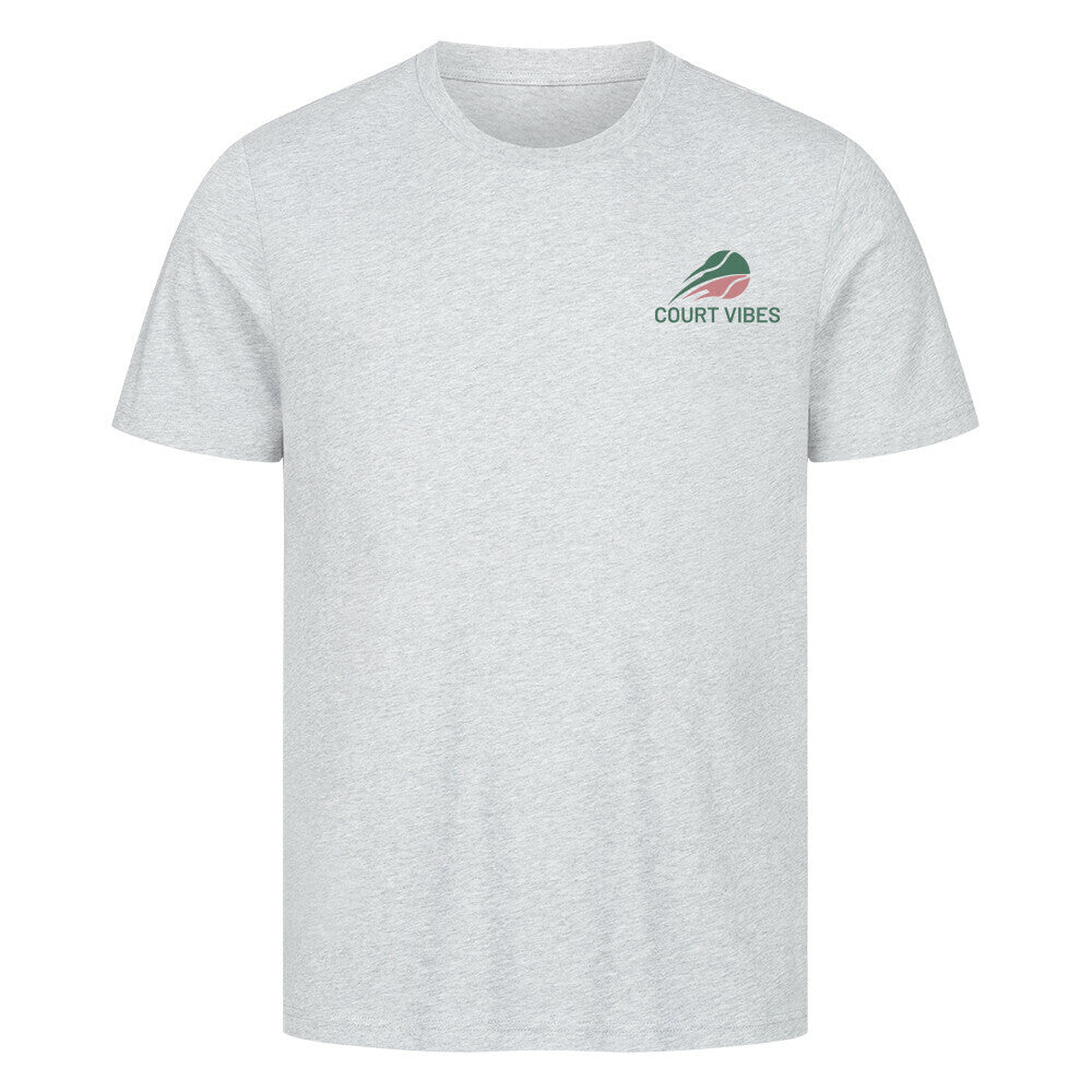 Aufgeben ist keine Option auf T-Shirt, Farbe grau meliert