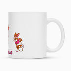 Yuna Aufschlag auf Tasse, Farbe weiß