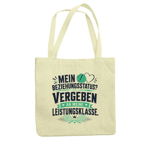 Beziehungsstatus auf Jutebeutel, Farbe natur