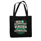 Beziehungsstatus auf Jutebeutel, Farbe schwarz