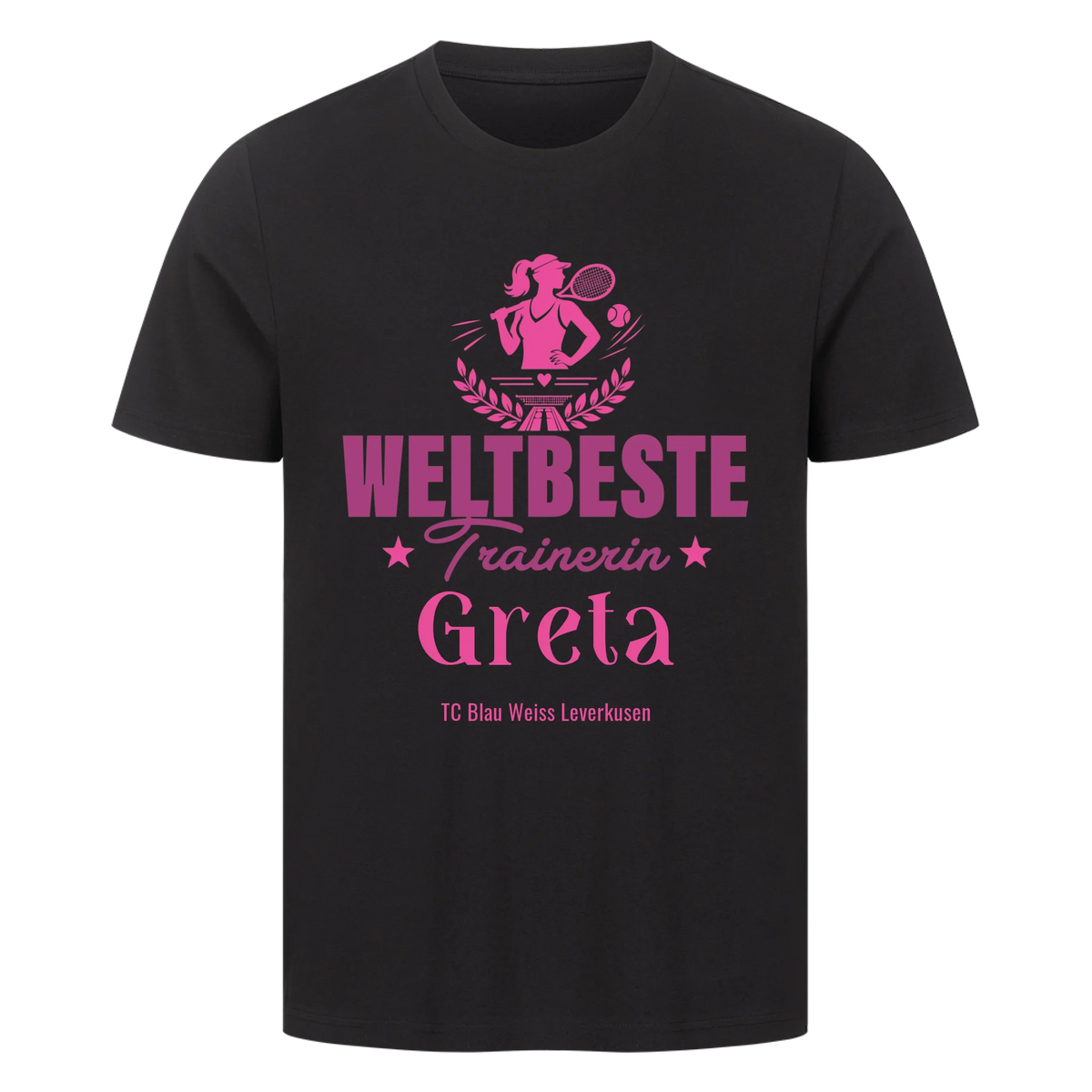 Weltbeste Trainerin Classic auf T-Shirt, Farbe schwarz