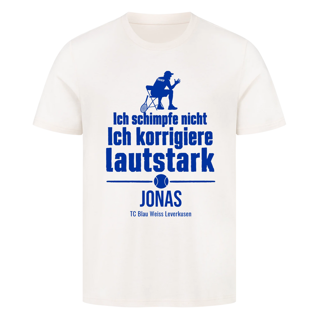 Ich schimpfe nicht auf T-Shirt, Farbe naturweiß