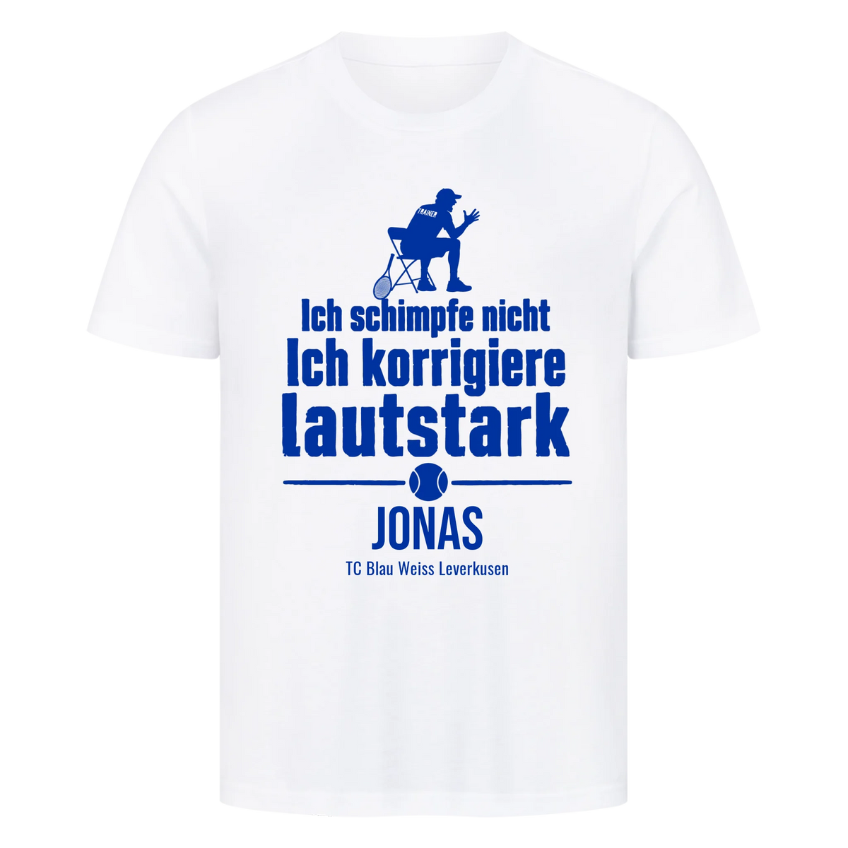 Ich schimpfe nicht auf T-Shirt, Farbe weiß