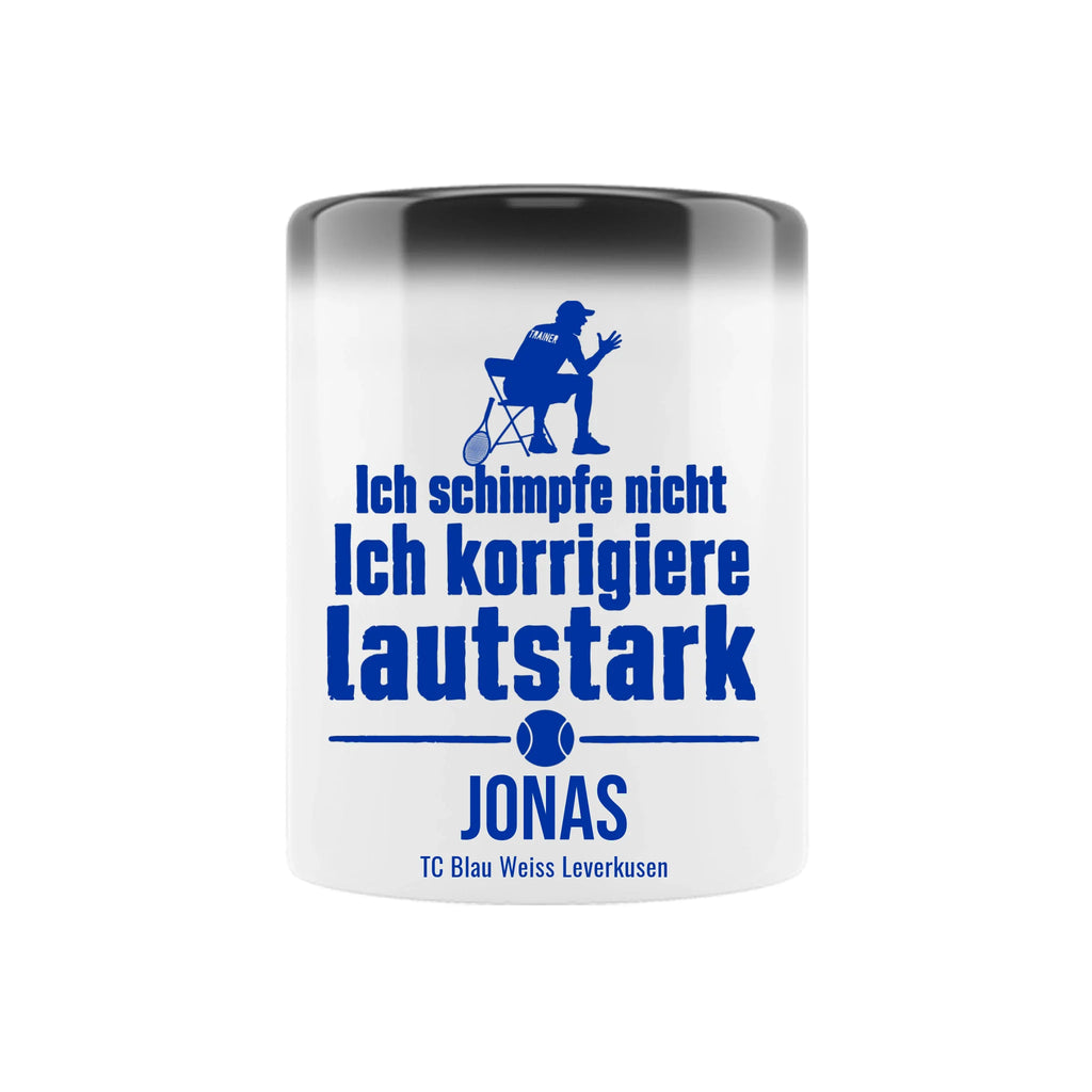 Ich schimpfe nicht auf Zaubertasse, Farbe schwarz