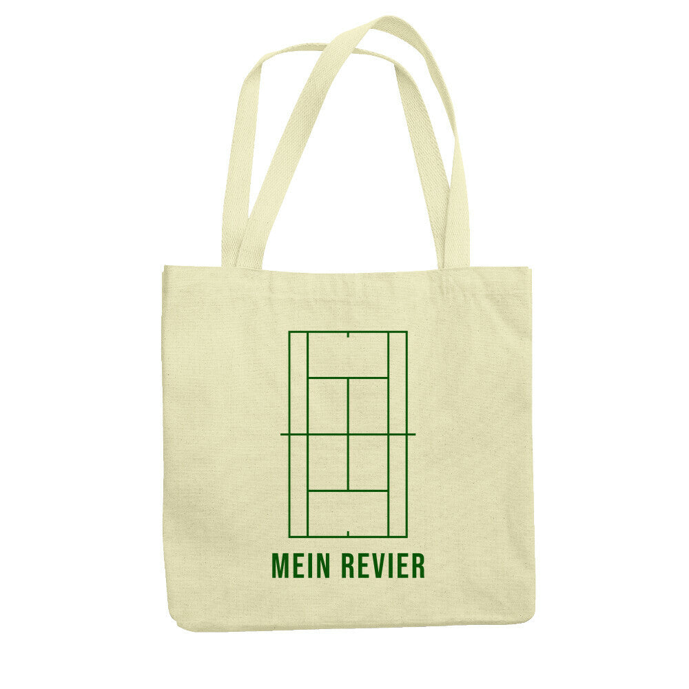 Mein Revier auf Jutebeutel, Farbe natur