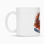 König des Sandplatzes auf Tasse, Farbe weiß
