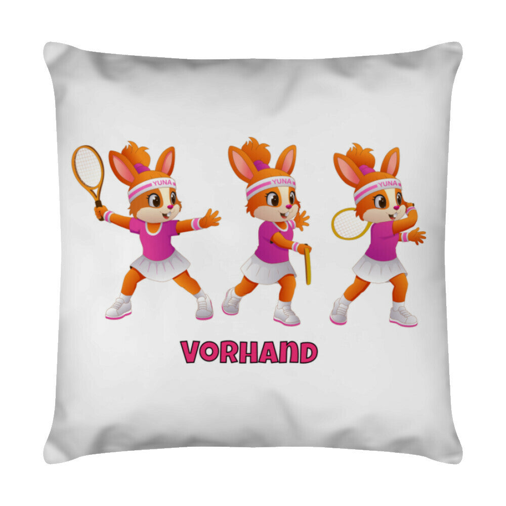 Yuna Vorhand auf Kissen, Farbe weiß