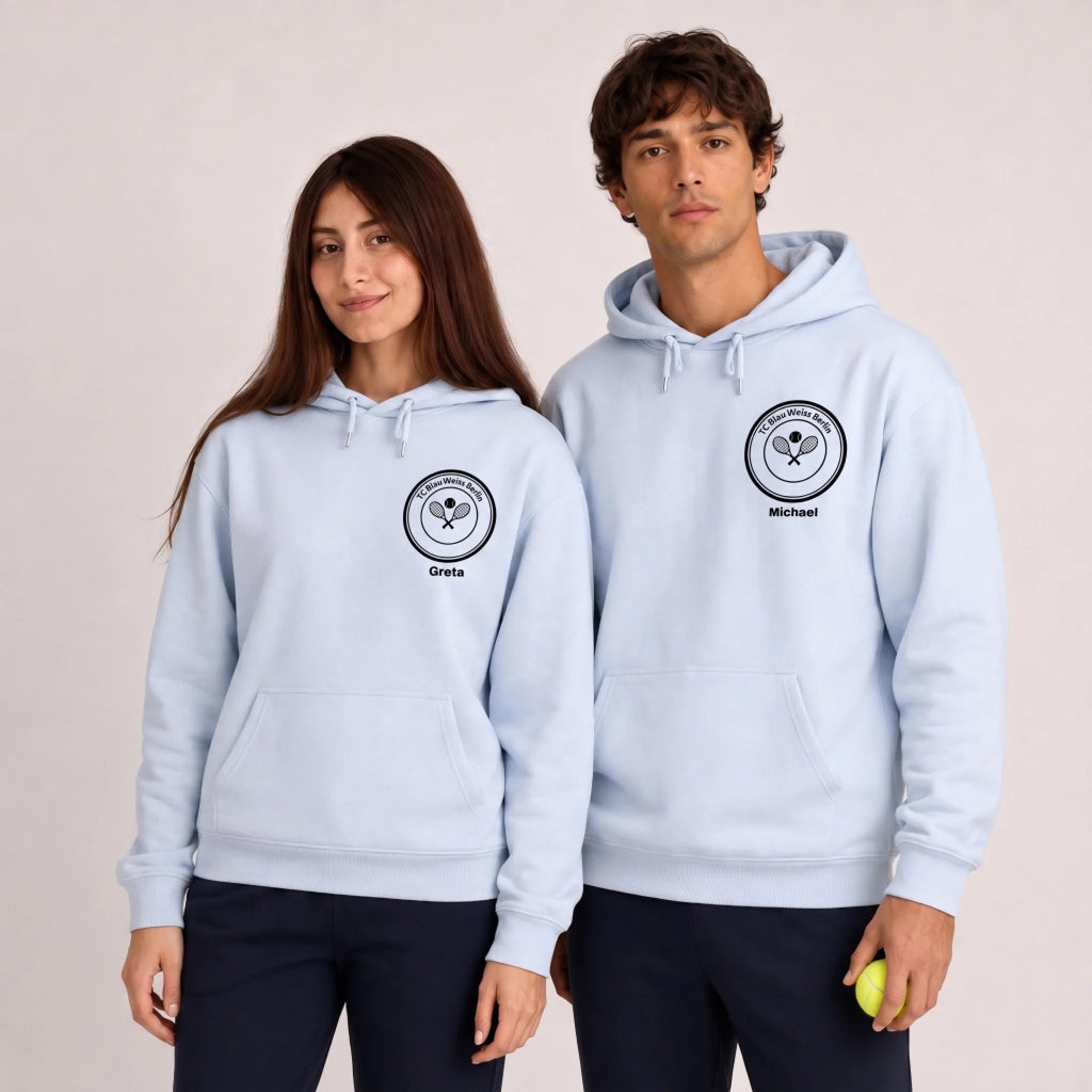 Vereinslogo auf Hoodie