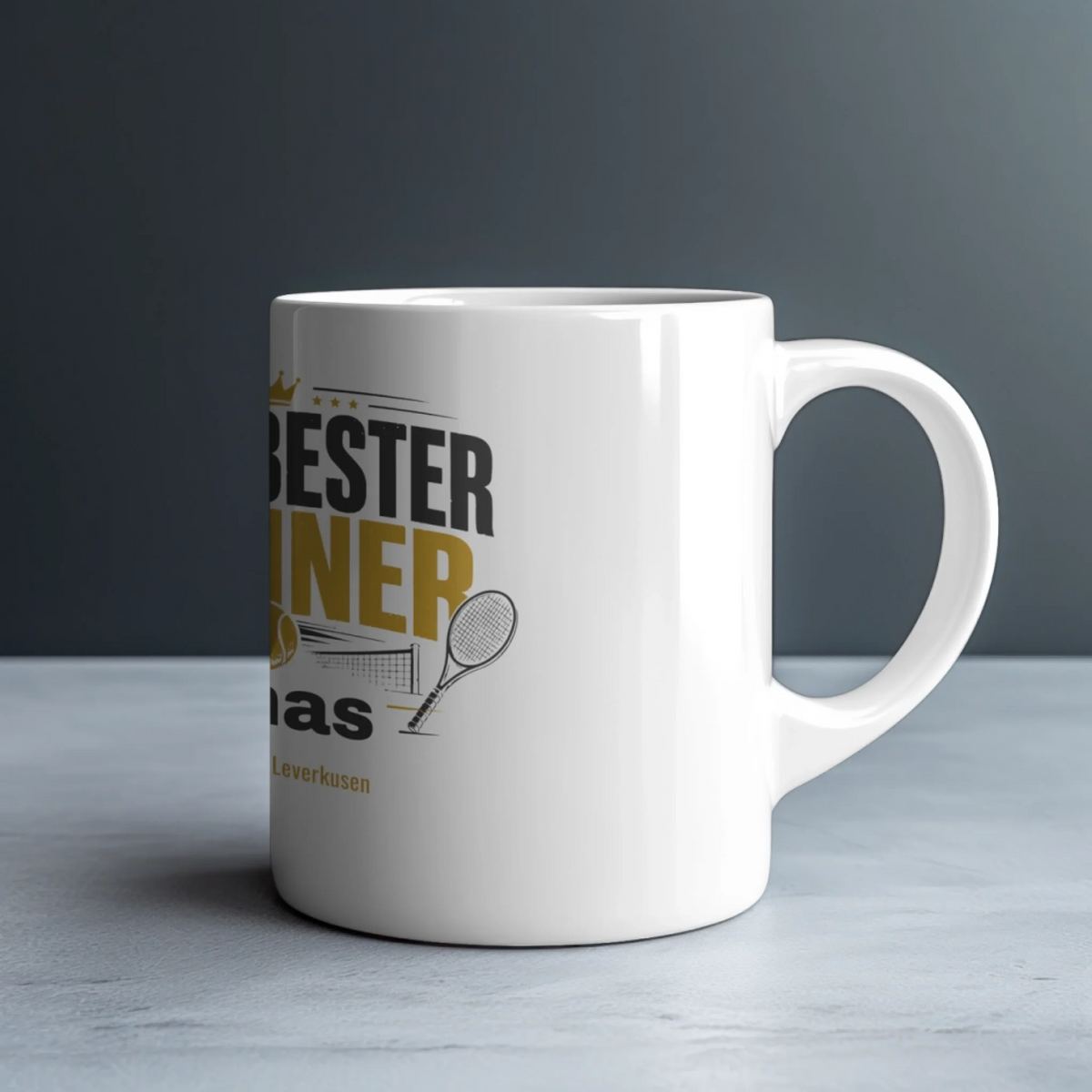 Weltbester Trainer Krone auf Tasse