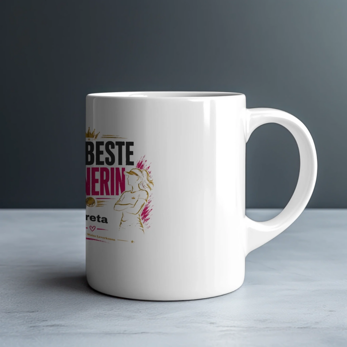 Weltbeste Trainerin Krone auf Tasse