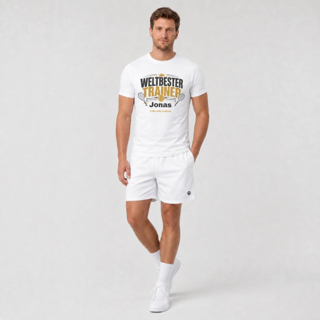 Weltbester Trainer Krone auf T-Shirt