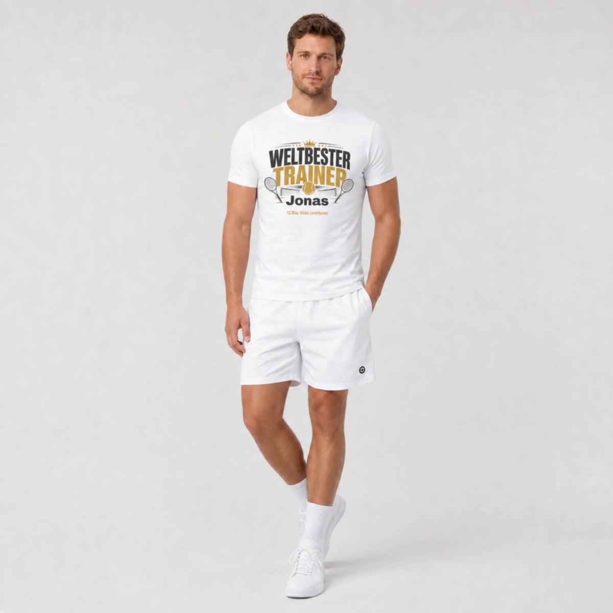 Weltbester Trainer Krone auf T-Shirt