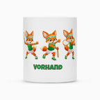 Yuki Vorhand auf Tasse, Farbe weiß