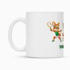 Yuki Vorhand auf Tasse, Farbe weiß