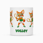 Yuki Volley auf Tasse, Farbe weiß