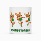Yuki Schmetterball auf Tasse, Farbe weiß