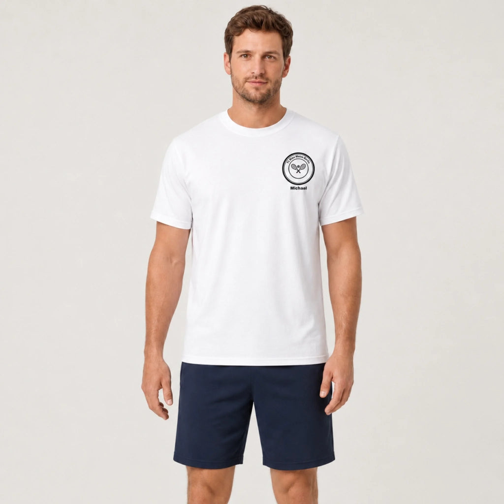 Vereinslogo auf Sport-Shirt
