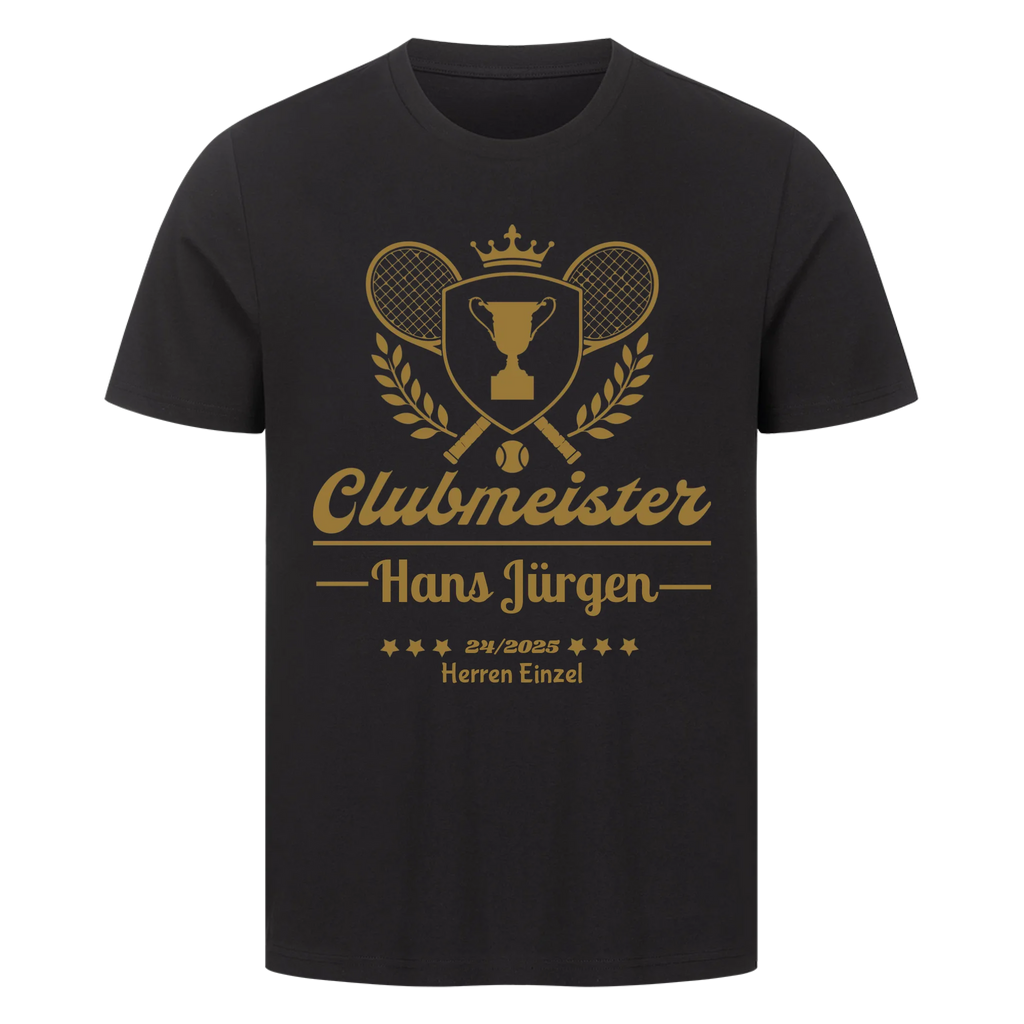 Clubmeister Classic auf T-Shirt, Farbe schwarz