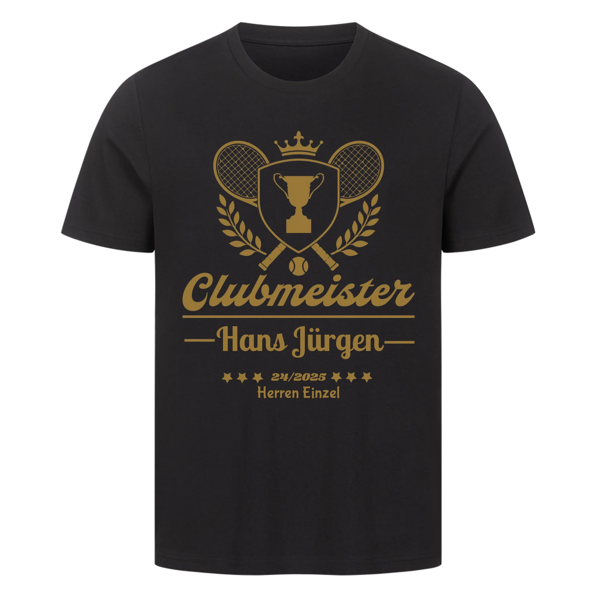 Clubmeister Classic auf T-Shirt, Farbe schwarz