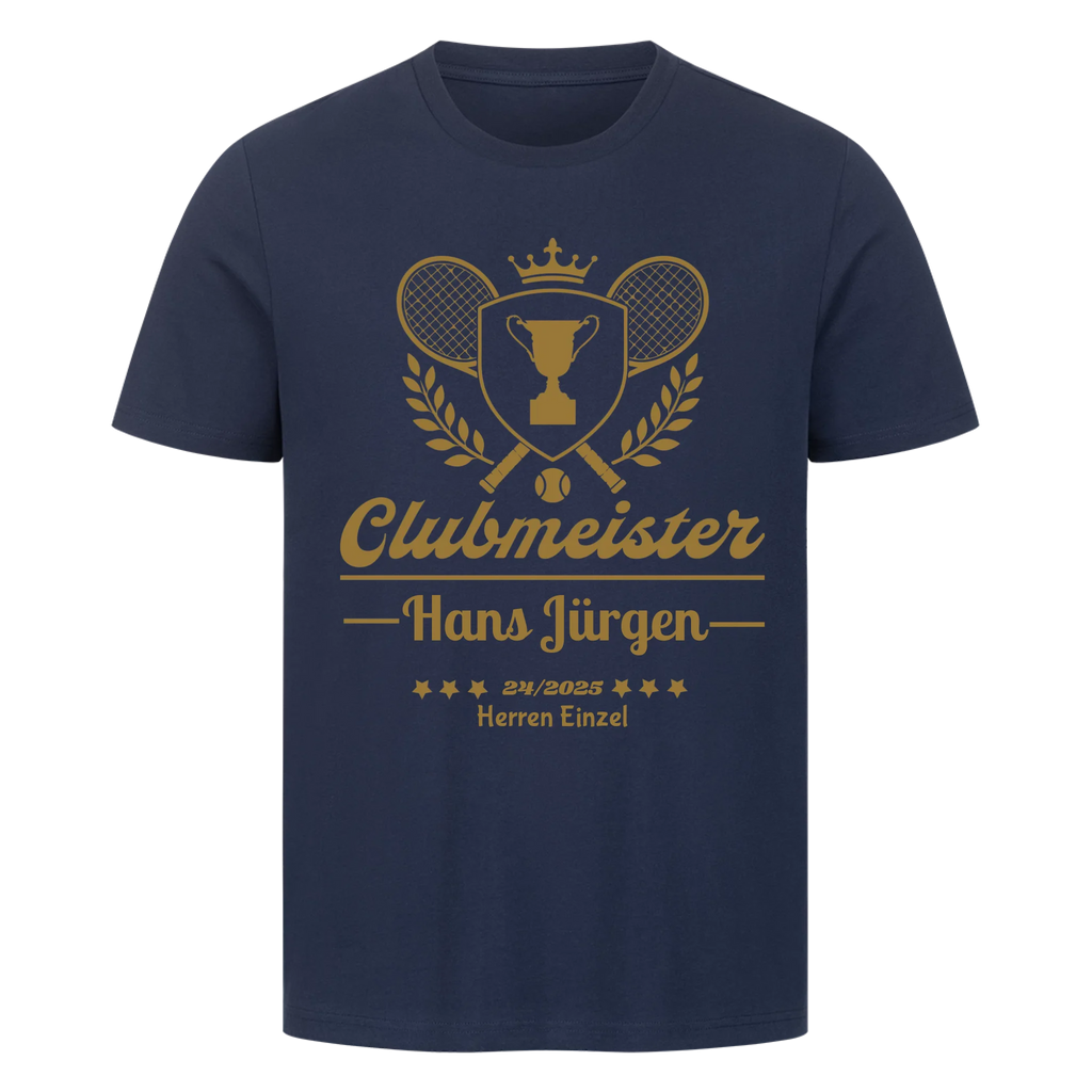 Clubmeister Classic auf T-Shirt, Farbe marineblau